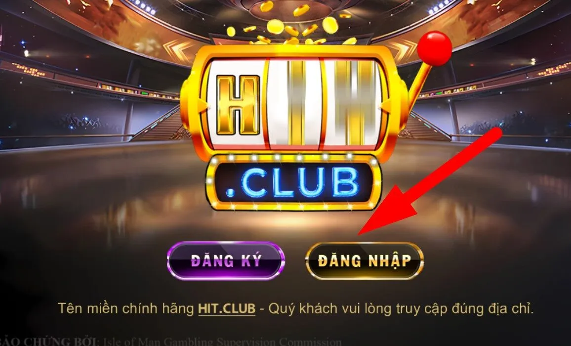 Click chuột vào mục “đăng nhập” Hitclub